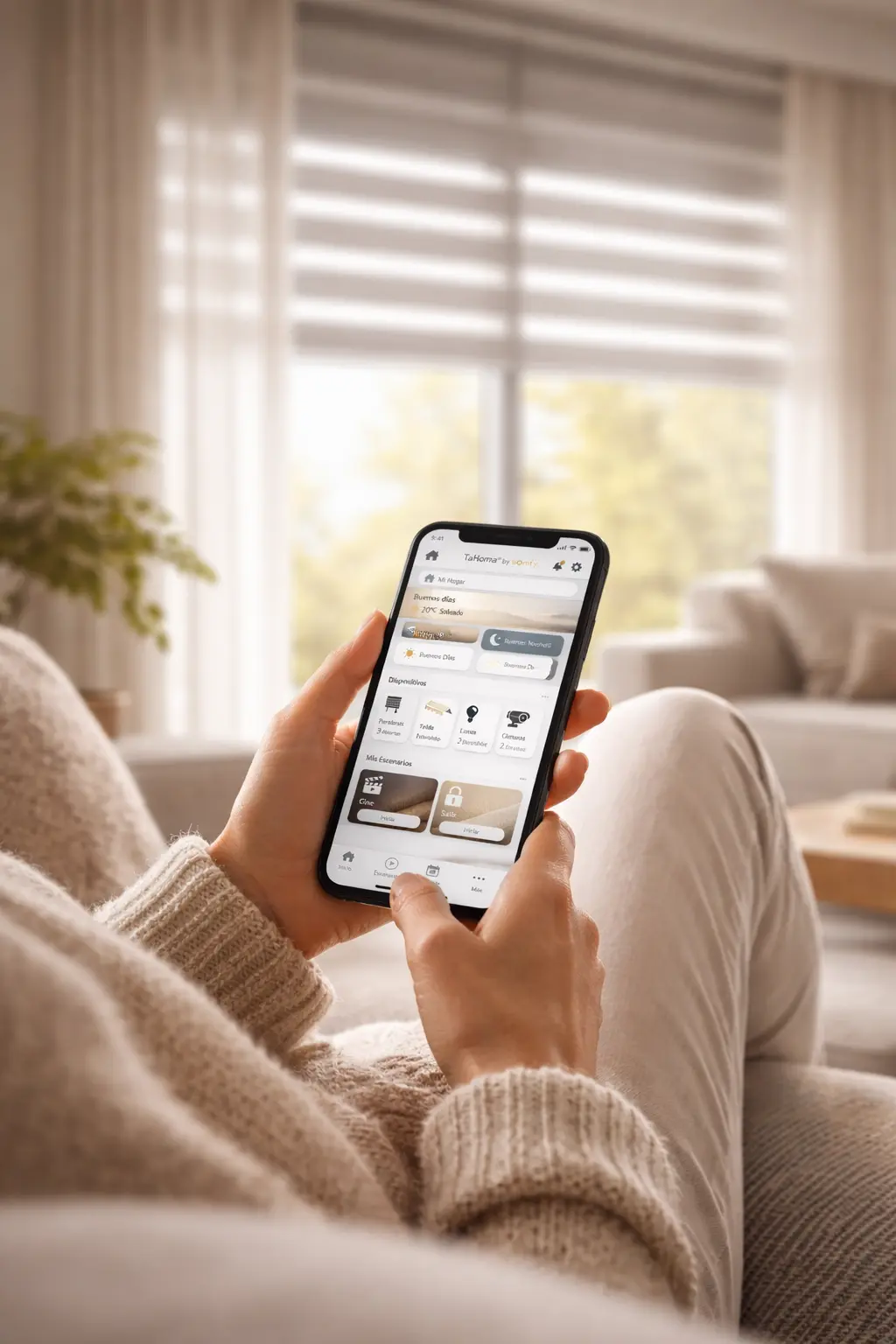 Automatización para cortinas, estores y toldos
