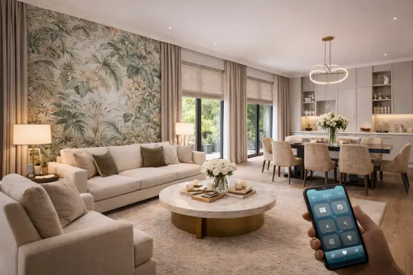 Automatización residencial discreta y elegante