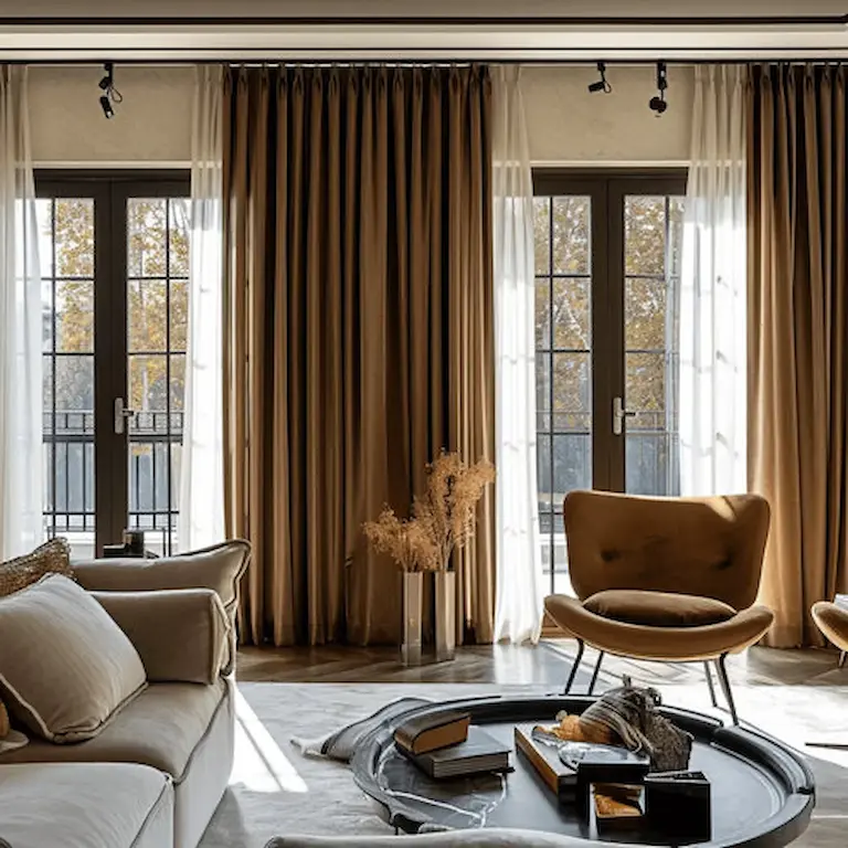 Cortinas de terciopelo a medida